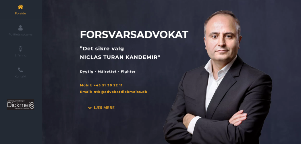 Forsvarsadvokat Niclas Turan Kandemir